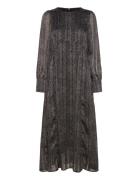 Pzmeggy Long Dress Knælang Kjole Black Pulz Jeans