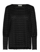 Frchantal Bl 1 Tops Blouses Long-sleeved Black Fransa