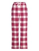 Pyjama Trousers Y D Check Pyjamasbukser Hyggebukser Red Lindex