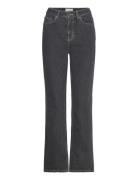 Mschreja Ena Straight Long Jeans Bottoms Jeans Straight-regular Black MSCH Copenhagen