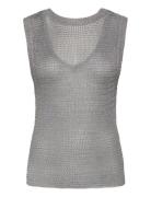 Cmmetesa-Top Tops Blouses Sleeveless Grey Copenhagen Muse