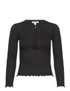 Burlington Ls T-Shirt Tops T-shirts & Tops Long-sleeved Black Rosemunde