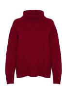 Huximw Knit Rollneck Tops Knitwear Turtleneck Red My Essential Wardrobe