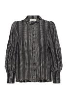 Rorall Shirt Ls Tops Shirts Long-sleeved Black Lollys Laundry