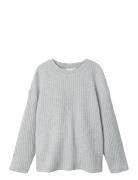 Nkfrikka Ls Rlx Top Tops Knitwear Pullovers Grey Name It