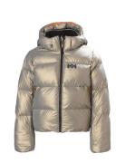 Jr Nora Short Puffy Jacket Foret Jakke Gold Helly Hansen