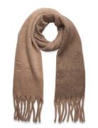 Pcbea Long Scarf Noos Bc Accessories Scarves Winter Scarves Beige Pieces