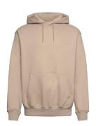 Wbpacs Base Hoodie Tops Sweatshirts & Hoodies Hoodies Beige Woodbird