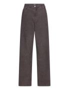 Loose Baggy Corduroy Trousers Bottoms Jeans Wide Brown Weekday