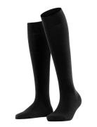 Falke Softmerino Kh Lingerie Socks Knee High Socks Black Falke Women