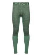 Geo Merino Wool Pants Bottoms Base Layer Bottoms Green Bula