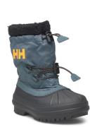 Jk Varanger Insulated Sport Winter Boots Winterboots Pull On Blue Helly Hansen