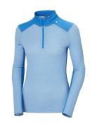 W Lifa Merino Midw 1/2 Zip Sport Base Layer Tops Blue Helly Hansen