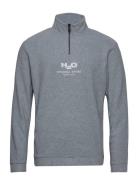 Blåvand Ii Fleece Half Zip Tops Sweatshirts & Hoodies Fleeces & Midlayers Grey H2O