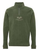 Blåvand Ii Fleece Half Zip Tops Sweatshirts & Hoodies Fleeces & Midlayers Green H2O