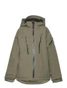 Carving Winter Jacket Teen Lion Sport Snow-ski Clothing Snow-ski Jacket Khaki Green ISBJÖRN Of Sweden