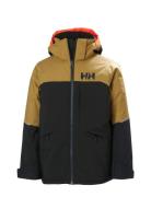 Jr Summit Jacket Outerwear Snow-ski Clothing Snow-ski Jacket Black Helly Hansen