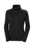 W Varde Fleece Jacket 2.0 Tops Sweatshirts & Hoodies Fleeces & Midlayers Black Helly Hansen