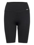 Black Luxe Seamless Biker Shorts Bottoms Running-training Tights Black Aim´n