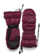 Snazzy Women Mitt Accessories Gloves Thumb Gloves Burgundy Kombi