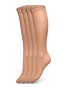 Knee High 20 Den 4-P The Matt Lingerie Socks Knee High Socks Beige Lindex