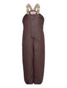 Winter Pants Lil Outerwear Snow-ski Clothing Snow-ski Pants Burgundy Wheat