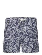 Paisley Bathing Trunks Designers Shorts Navy Morris