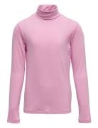 Koglela Life L/S Rollneck Top Jrs Tops T-shirts Turtleneck Pink Kids Only