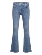 Texas Low Flare Vintage Blue Bottoms Jeans Bootcut Jeans Blue Grunt