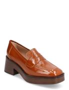 Maive_Pcr Shoes Heels Heeled Loafers Brown UNISA