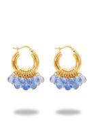 Wavy Baby Earrings Designers Jewellery Earrings Hoops Blue ANNELE