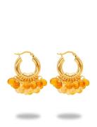 Summer Breeze Earrings Designers Jewellery Earrings Hoops Yellow ANNELE