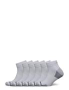 Cushi D Ankle Socks 6 Pack Sport Sport Clothing Sport Socks White New Balance