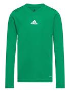 Team Base Tee Y Sport T-shirts Long-sleeved T-Skjorte Green Adidas Performance