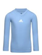 Team Base Tee Y Sport T-shirts Long-sleeved T-Skjorte Blue Adidas Performance