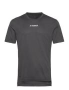 Mt Tee Sport Men Men Sports Clothes Sport Tops Sport T-Skjorte Black Adidas Terrex