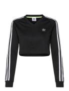 Fr Ls Jersey Sport Crop Tops Long-sleeved Crop Tops Black Adidas Originals