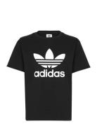 Trefoil Tee Sport Sport Clothing Sports Tops & T-shirts Sport T-Skjorte Black Adidas Originals