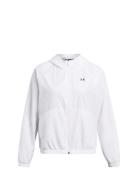 Ua Sport Windbreaker Jkt Sport Women Sport Clothing Sport Outerwear Sport Jackets Sport Training Jackets White Under Armour