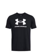 Ua Sportstyle Logo Update Ss Sport Men Men Sports Clothes Sport Tops Sport T-Skjorte Black Under Armour