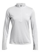 Tech 1/2 Zip- Twist Sport Sport Clothing Sport Fleeces & Midlayers Grey Under Armour