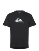 Comp Logo Ss Sport Men Men Sports Clothes Sport Tops Sport T-Skjorte Black Quiksilver