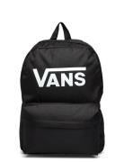 Old Skool Print Backpack Sport Women Sport Training Bags Sport Backpacks Black VANS