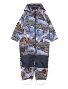 Nmmalfa08 Softshell Suit Digger Fo Outerwear Coveralls Softshell Coveralls Multi/patterned Name It