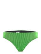 Puma Swim Women Ribbed Brazilian 1P Sport Bikinis Bikini Bottoms Bikini Briefs Green Puma Swim