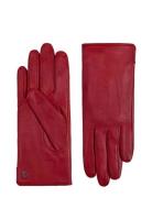 Carla Accessories Gloves Finger Gloves Red Kessler