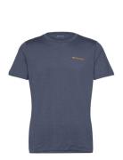 Kwick Hike Back Graphic Ss Tee Sport Men Men Sports Clothes Sport Tops Sport T-Skjorte Blue Columbia Sportswear