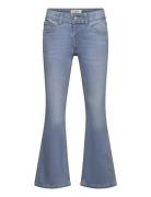 Trousers Denim Flare Freja Bottoms Jeans Bootcut Jeans Blue Lindex