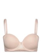 Tailored Uw Moulded Strapless Bra Lingerie Bras & Tops Balc Tte Bras Beige Freya