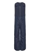 Pants W. Fleece Top Outerwear Snow-ski Clothing Snow-ski Pants Navy Color Kids